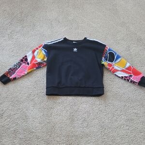 Adidas Black Sweatshirt with White Logo